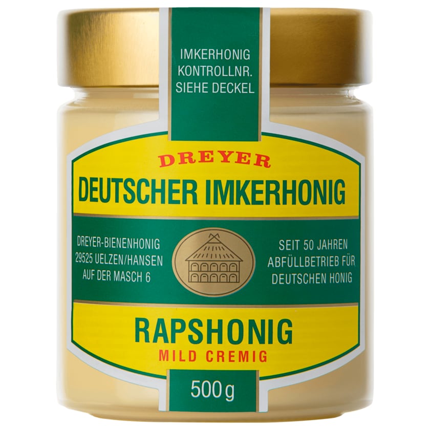 Dreyer Deutscher Rapshonig mild cremig 500g